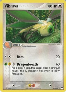 Vibrava 40/108 Power Keepers Uncommon Normal Pokémon TCG