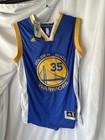 Kevin Durant Golden State Warriors Jersey Adidas NBA M Blue & Gold NWT — photo 1