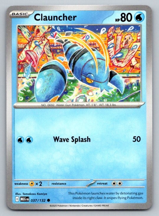 Clauncher ME01: Mega Evolution 037/132 NM