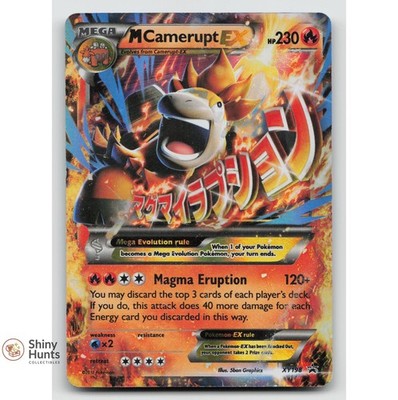Pokemon M Camerupt EX XY198 XY Promo Holo HP