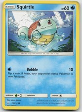 Pokemon Card Squirtle Common SM - Unbroken Bonds 33/214