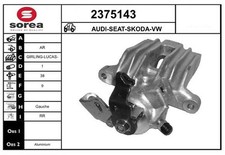 Bremssattel Hinten Links Girling-Lucas-Trw-System für Audi A3 8L TT 8N 99-99