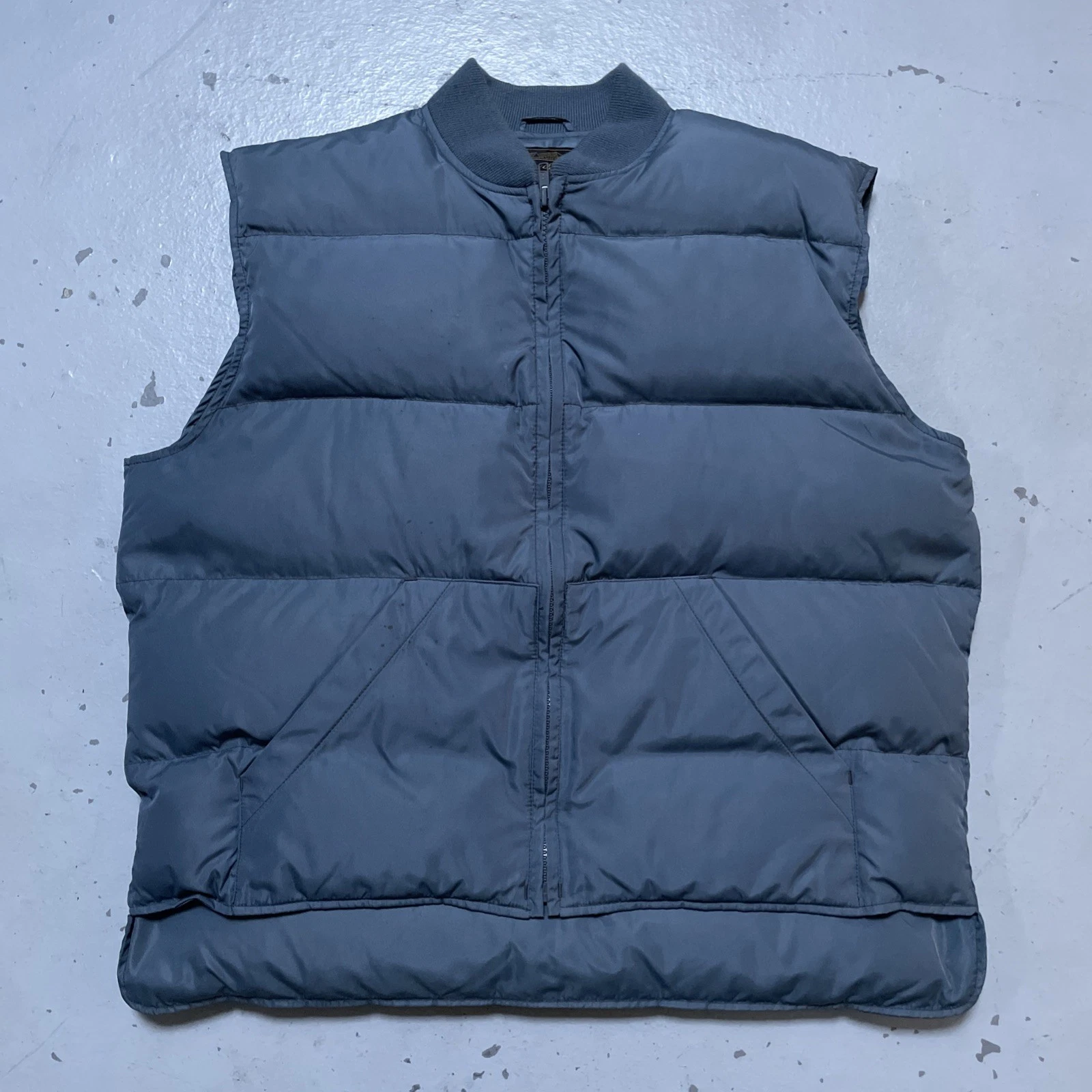 Vintage 1990s Eddie Bauer Quilted Style Puffer Outdoor Camp Ski Vest Jacket L
