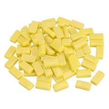 200g 70 Pieces 0.4" x 0.8" Iridescent Rectangle Mosaic Tiles Yellow
