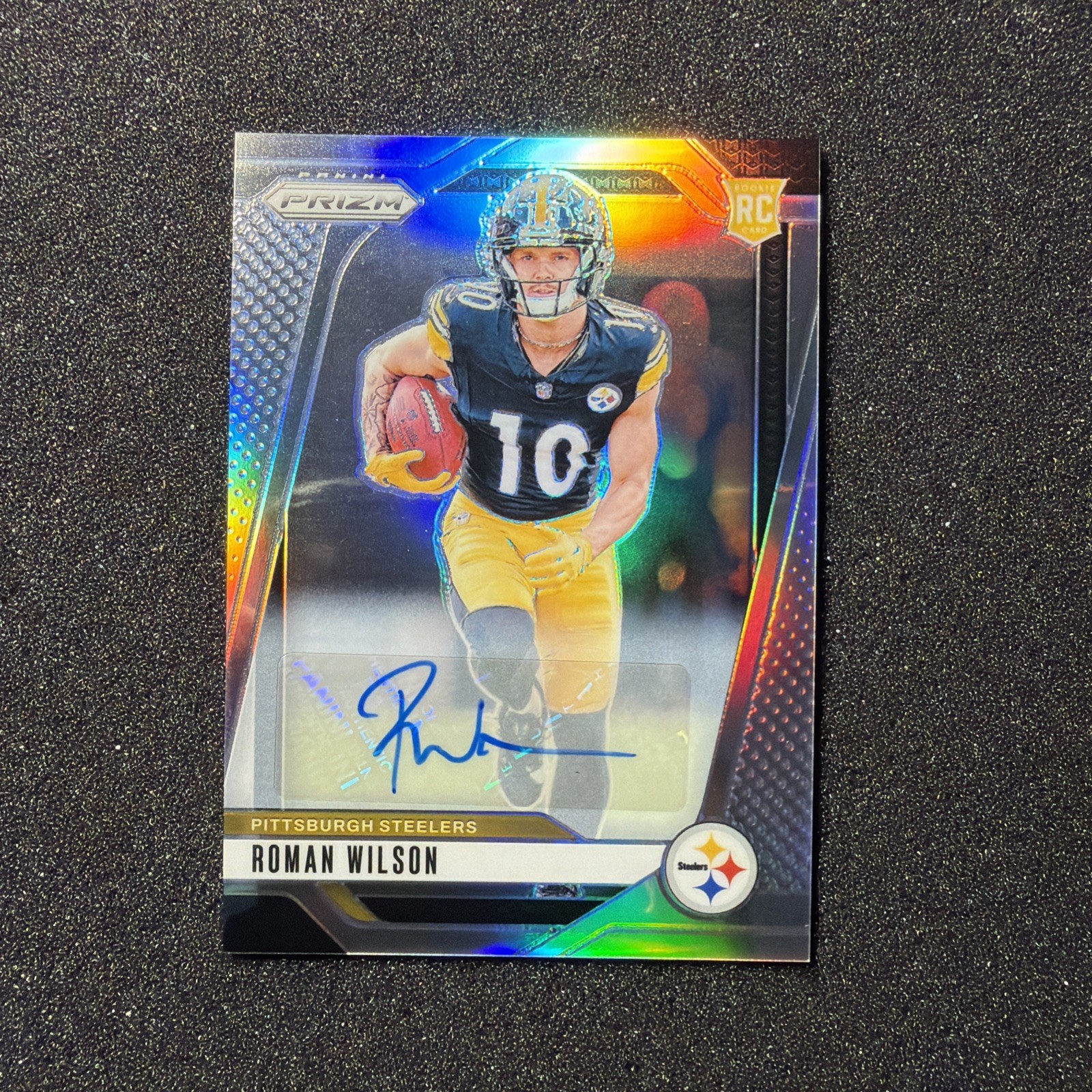 Roman Wilson Panini Prizm #384 Autograph