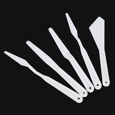 6pcs Plastic Painting Knives For Versatile Arts And Crafts Uses