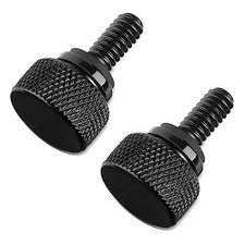Black Seat Bolt Screw Stainless Steel Quick Install 1/4"-20 Compatible black