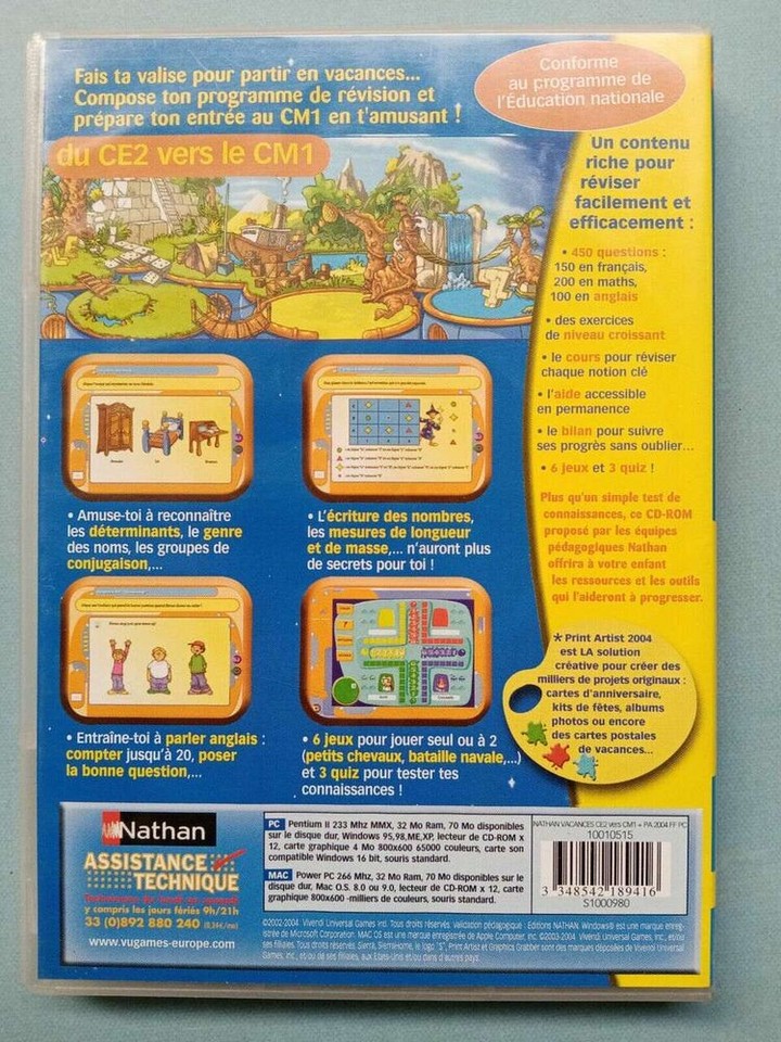 Logiciel Scrapbooking Numérique CD-ROM Pour PC/Mac - Thèmes Saisons Et Vacances, Occasion