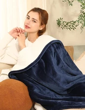 Heated Throw Blanket Electric Blanket, 50"X60" Heating Throw Blanket with 5 Heat