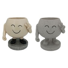 Smile Face Plant Pots Unique Flower Pots Plant Decor Pots Flower Container