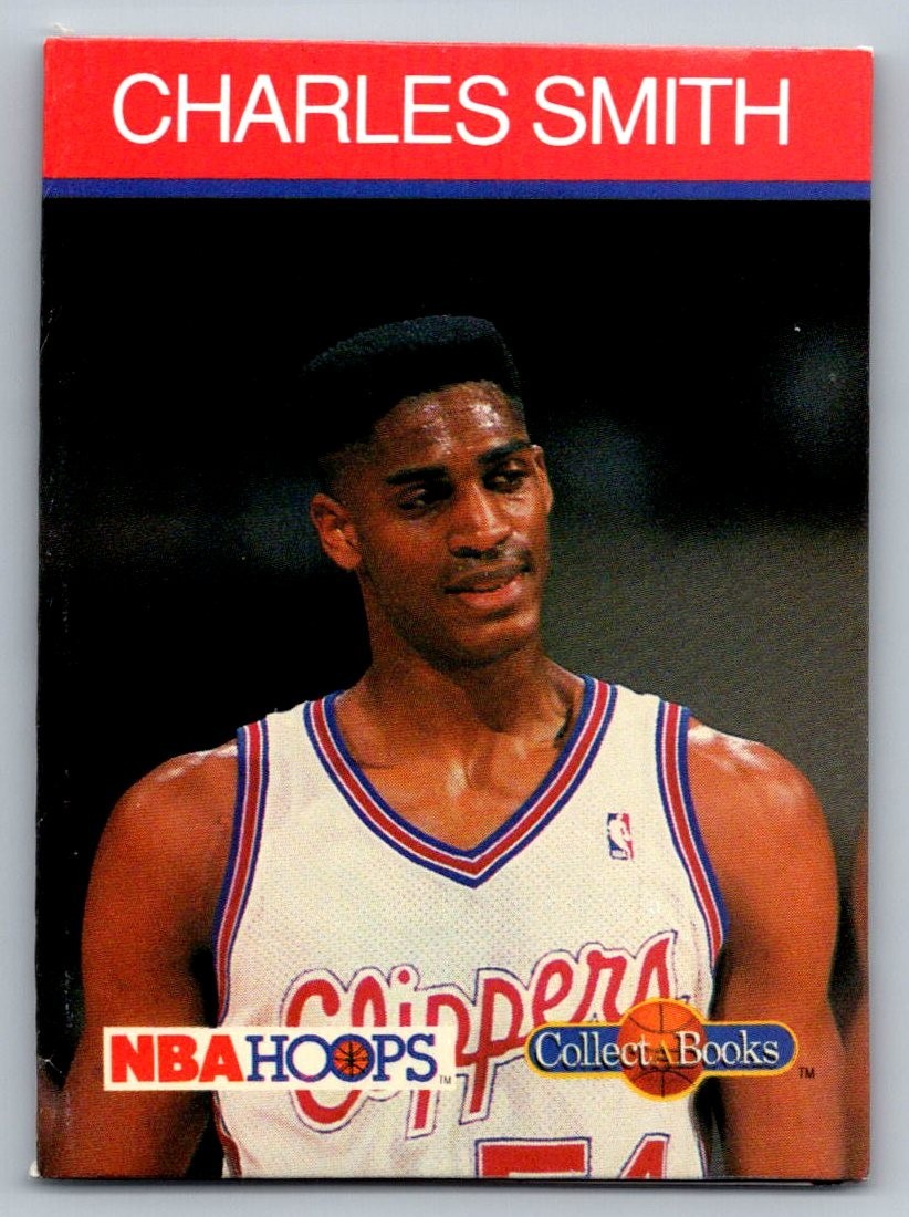NBA 1990 CMC Collect-A-Books Charles Smith Clippers Card
