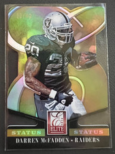 2014 Elite DARREN MCFADDEN Status Die Cut Gold #/49 Raiders COWBOYS
