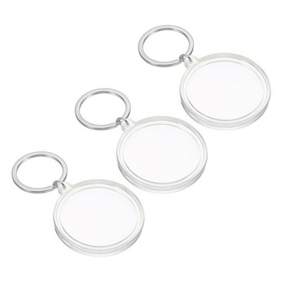 Plastic Coin Holder Keychain, Coin Case with Key Ring for Coins,   3pcs *yt