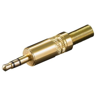 Wentronic SS 35 W Klinkenstecker 3,5 mm Stereo, Plastik # 11020