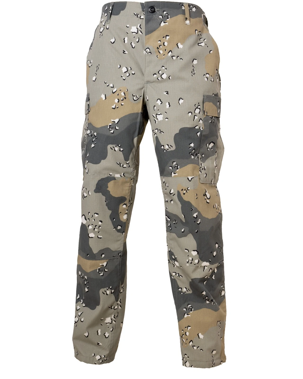 Afghan Border Police Grey Chocolate Chip Camo Pants Rip-Stop Size Medium 31-35W