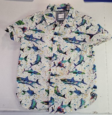 Cactus Boys Button Up Collar Shirt, Size 5/6