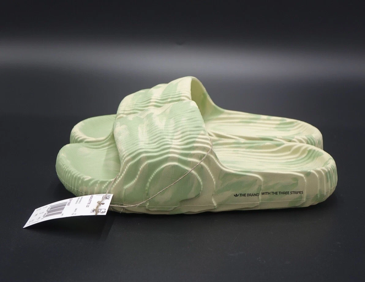 Adidas Originals Adilette 22 Magic Lime Desert Sand (GY1597) taglia 10