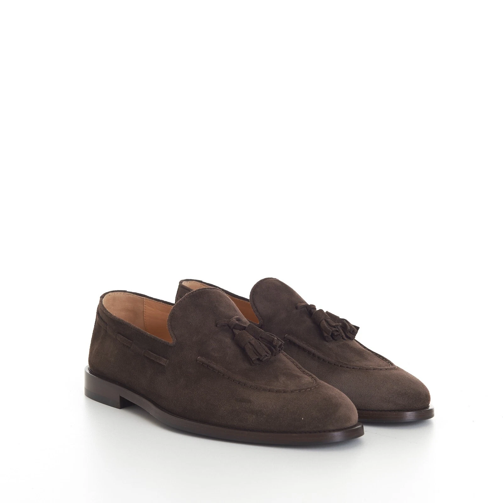 Brunello Cucinelli — BRUNELLO CUCINELLI 1100$ Suede Loafers With Tassels