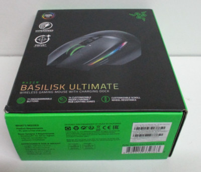 Razer Basilisk Ultimate - Kabellose Gaming Maus, mit Ladestati     '' Rad Defekt''