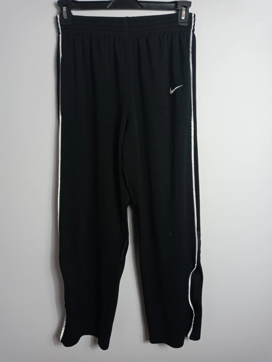 Nike Dri Fit Training Pants Womens Size Small Black 100% Polyester 2 Pockets