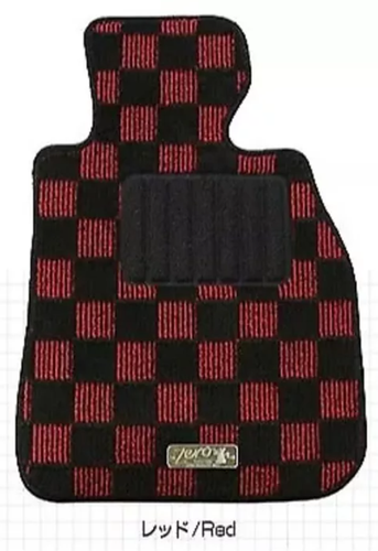 ZERO Japan Made-to-order Big Checkered Floor Mats Mazda MX-5 Miata NC *RHD Only* - Picture 18 of 21