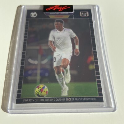 Fußball Card-Vinícius Junior-Black xx/49-Leaf Pro Set 2023