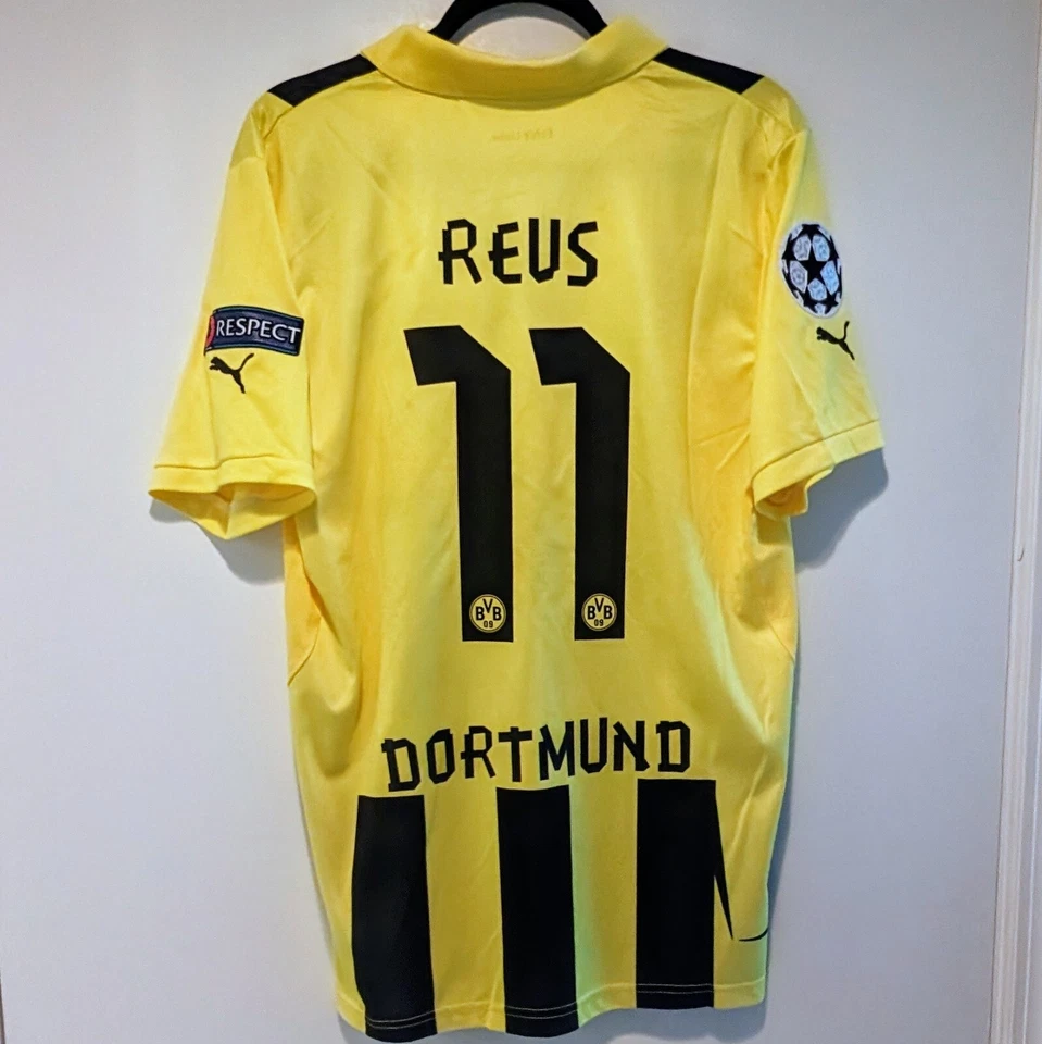 Borussia Dortmund Marco Reus 2013 CL Retro Jersey Men's M - Image 2 of 2