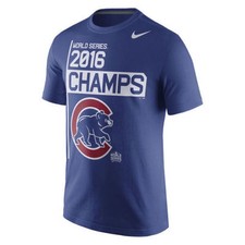 Chicago Cubs Nike 2016 World Series Champions Men's T-Shirt - Size: Large