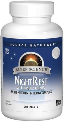 Source Naturals Sleep Science NightRest Multi-Nutrient & Herb Complex With... 