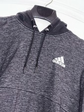 Adidas Men  s Large Sweatshirt Hoodie Pullover Top Fast Shipping LG