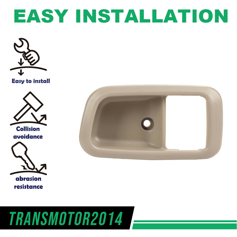 Inner Door Handle Trim Left & Right Fit For 2000-2006 Toyota Tundra Front