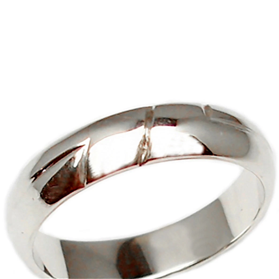 Alliance Mariage en or Blanc tit.750 18 Kt. Anneaux Pour 25