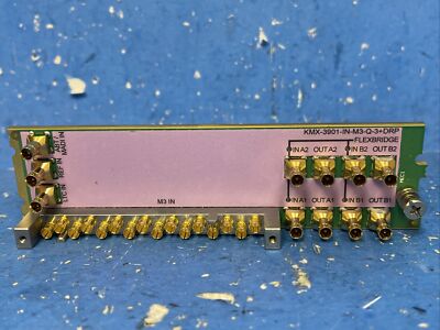 GRASS VALLEY KMX-3901-IN-M3-Q-3+DRP FLEXBRIDGE Dual rear M3 Connector panel Card