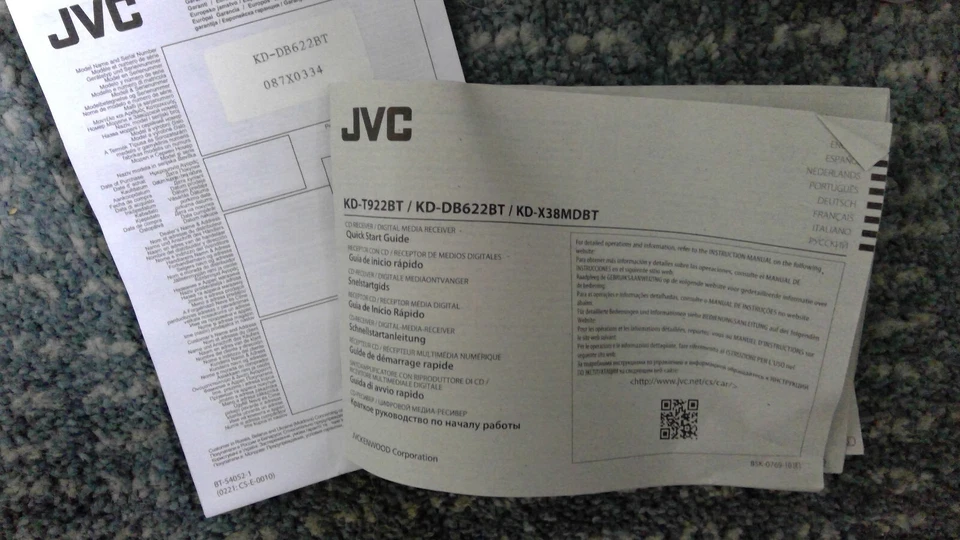 JVC KD-DB622BT DAB + 1-DIN CD-Receiver - Schwarz - Bild 4 von 4