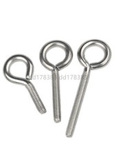 304 Stainless Steel Eye Hooks Turned Eye Bolts M3 M4 M5 M6 M8 M10
