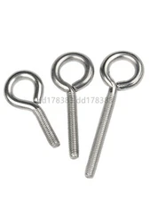 304 Stainless Steel Eye Hooks Turned Eye Bolts M3 M4 M5 M6 M8 M10