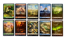 MTG | Fallout | Complete Full Art Land Set | ...