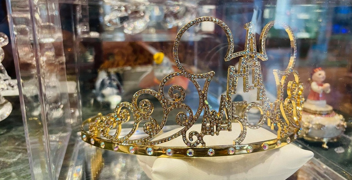 Disney Parks Disney World Arribas bros 50th anniversary Tiara with Rhinestones Disney World Parks 50th Anniversary Celebration Arribas  main image 3