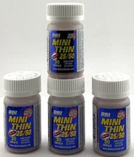 4 x 30ct BOTTLES MINI THIN 25/50 EF ENERGY BOOSTER ( 120 ) PILLS