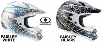 CASQUE MX NO FEAR HELMET PRIME EVO PAISLEY....MOTOCROSS/ENDURO//SX NOFEAR - Photo 1/3