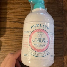 Perlier White Almond Absolute Comfort Bath Cream 16.9 fl oz NEW - Sealed