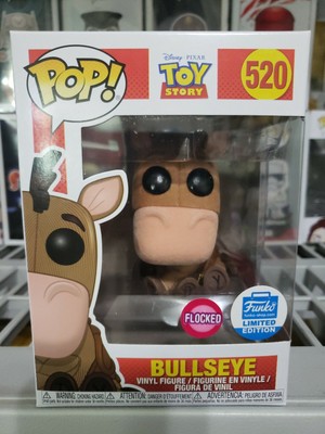 flocked bullseye pop vinyl