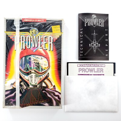 Prowler (Commodore 64) Complete w/ Box & Manual 5.25'' Floppy Disk
