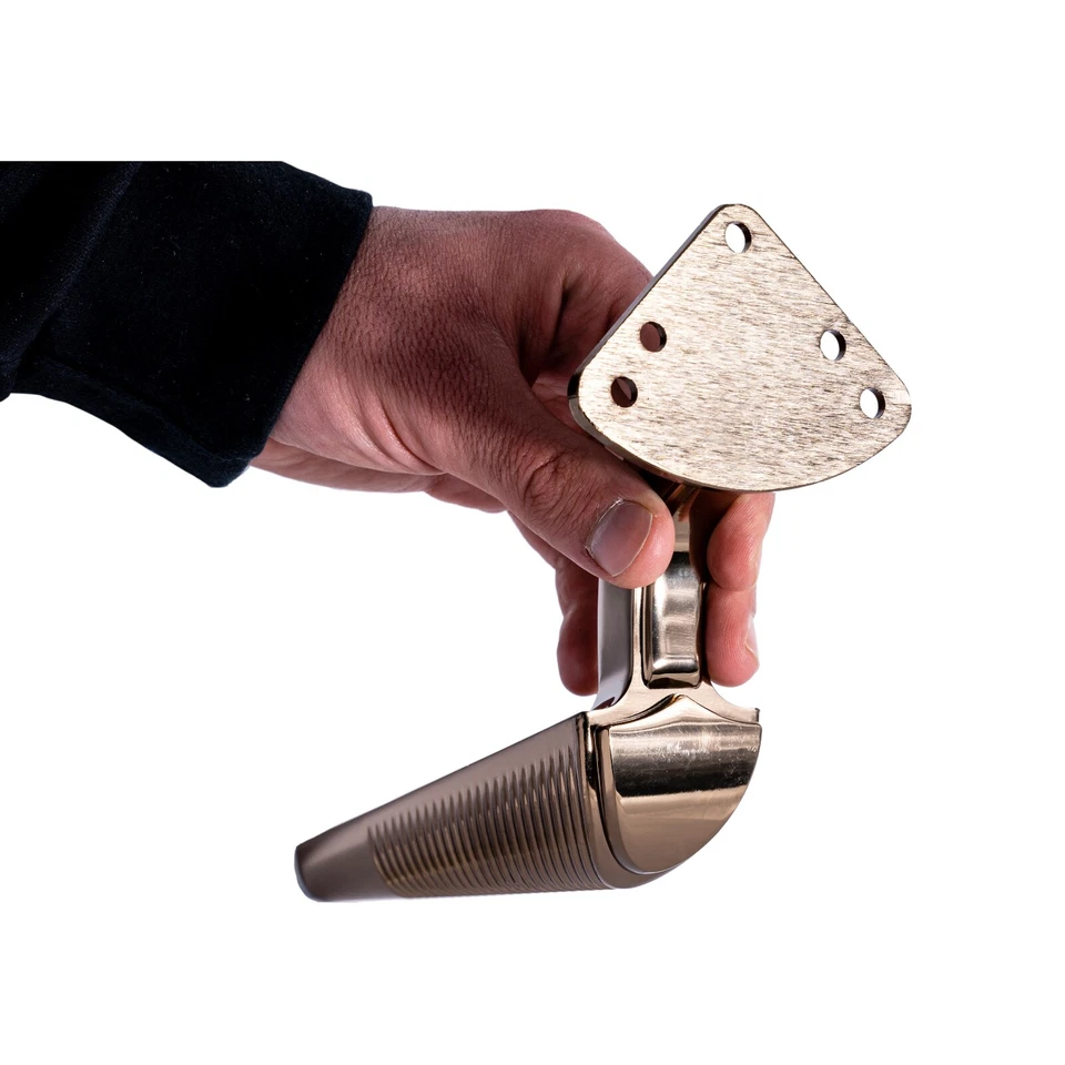 Pata de muebles de metal 4 piezas, patas de sofá cama de muebles modernos, pies de muebles de bronce Foto 3 de 4