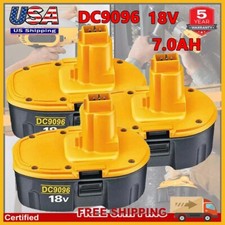 1/3X XRP 18 VOLT 7.0AH For Dewalt Ni-MH Battery Replacement DC9099 DC9096 DC9098