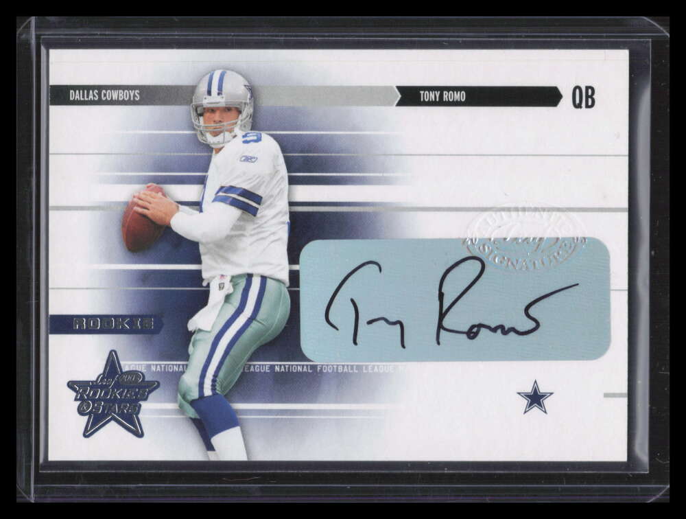 Tony Romo Leaf R & S #205 Autograph