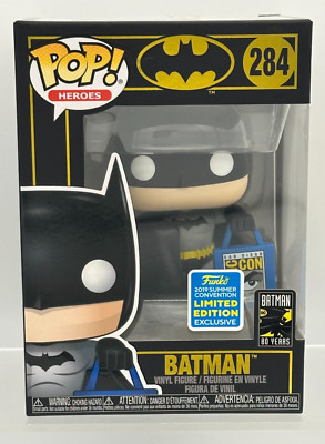 Funko Pop! Batman W/ SDCC Tote No. 284 2019 Summer Convention Exclusive NIB