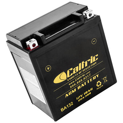 Caltric AGM Battery for Kawasaki Bayou 220 KLF220A 1992-2002 / 12V