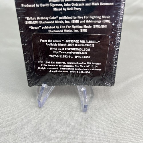 Five For Fighting – Bella's Birthday Cake (Brand NEW Sealed Promo Cassette Tape) - Picture 5 of 5