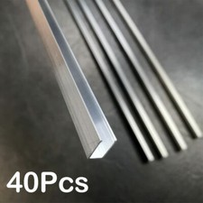40Pcs 3.3' Aluminum Mount Holder Channel Track for 6mmx12mm LED Neon Rope Light